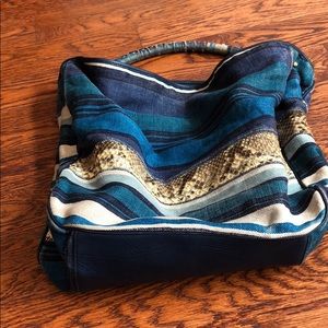 Ysl canvas roady handbag